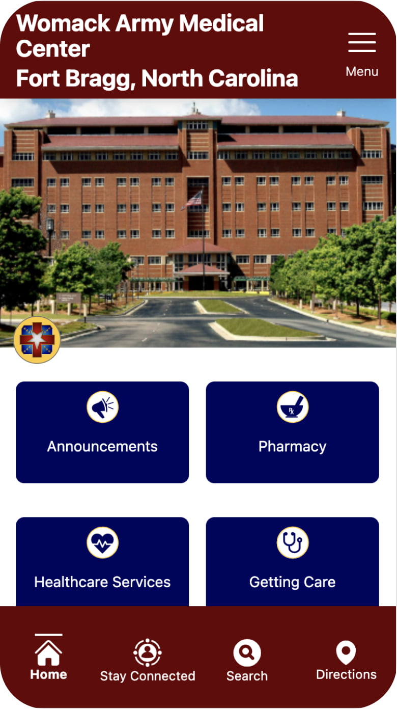Womack App Screenshot